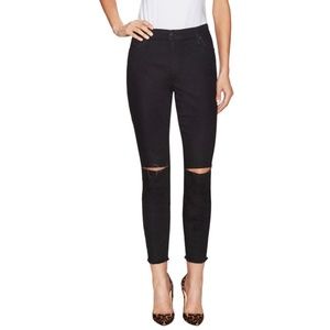 Joe's Jeans Dion Mid-Rise Distressed Skinny Jean